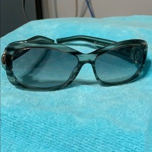 Gray Gucci sunglasses